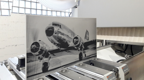 CNC gefräßte Abbildung einer Möwe