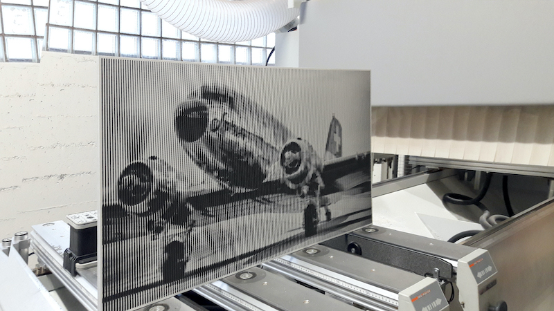 CNC gefräßte Abbildung einer Möwe